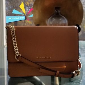 Michael Kors Leather Crossbody Bag